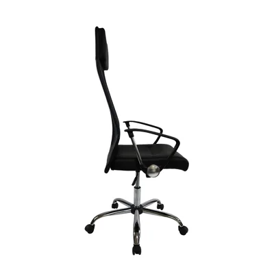 Executive chair Roby, eco-leather, black