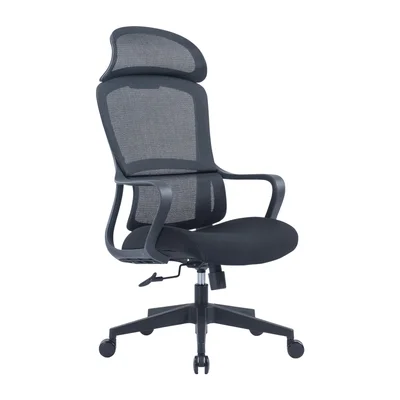RFG Executive Chair Best HB, fabric and mesh, black seat, black backrest