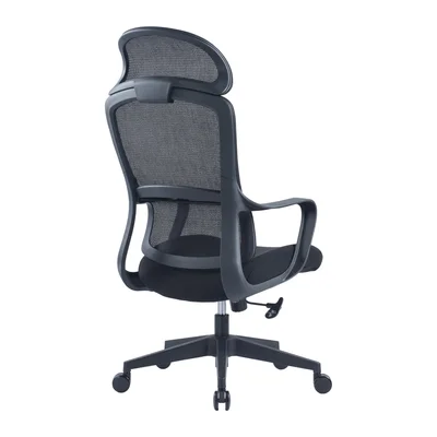 RFG Executive Chair Best HB, fabric and mesh, black seat, black backrest