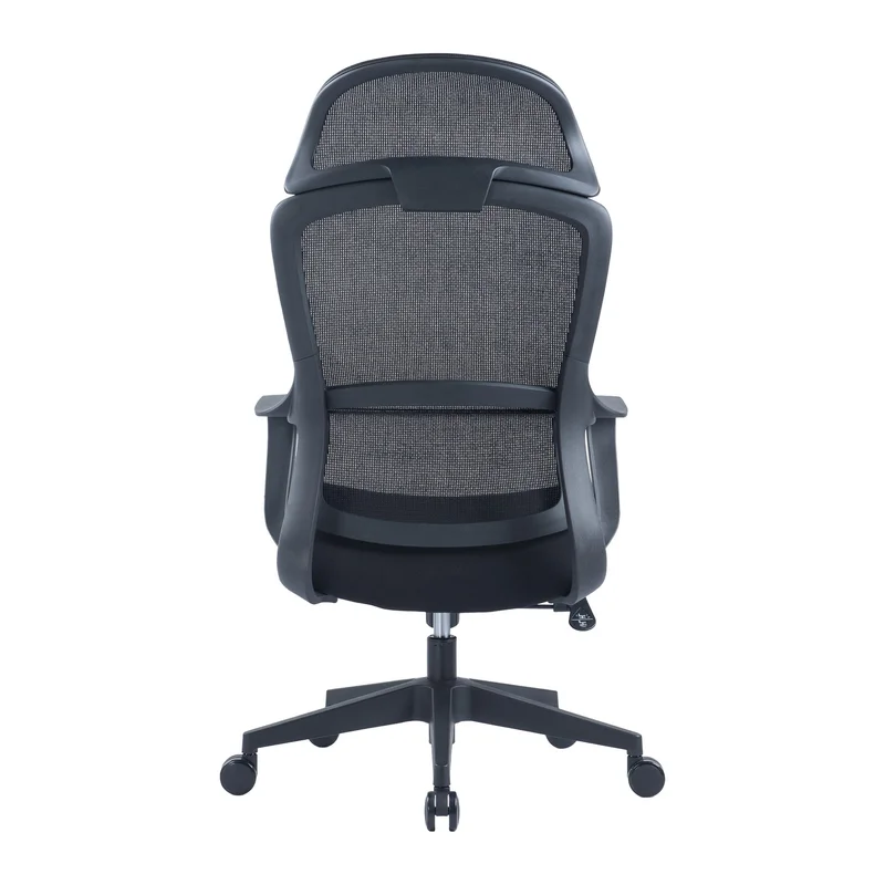 RFG Executive Chair Best HB, fabric and mesh, black seat, black backrest
