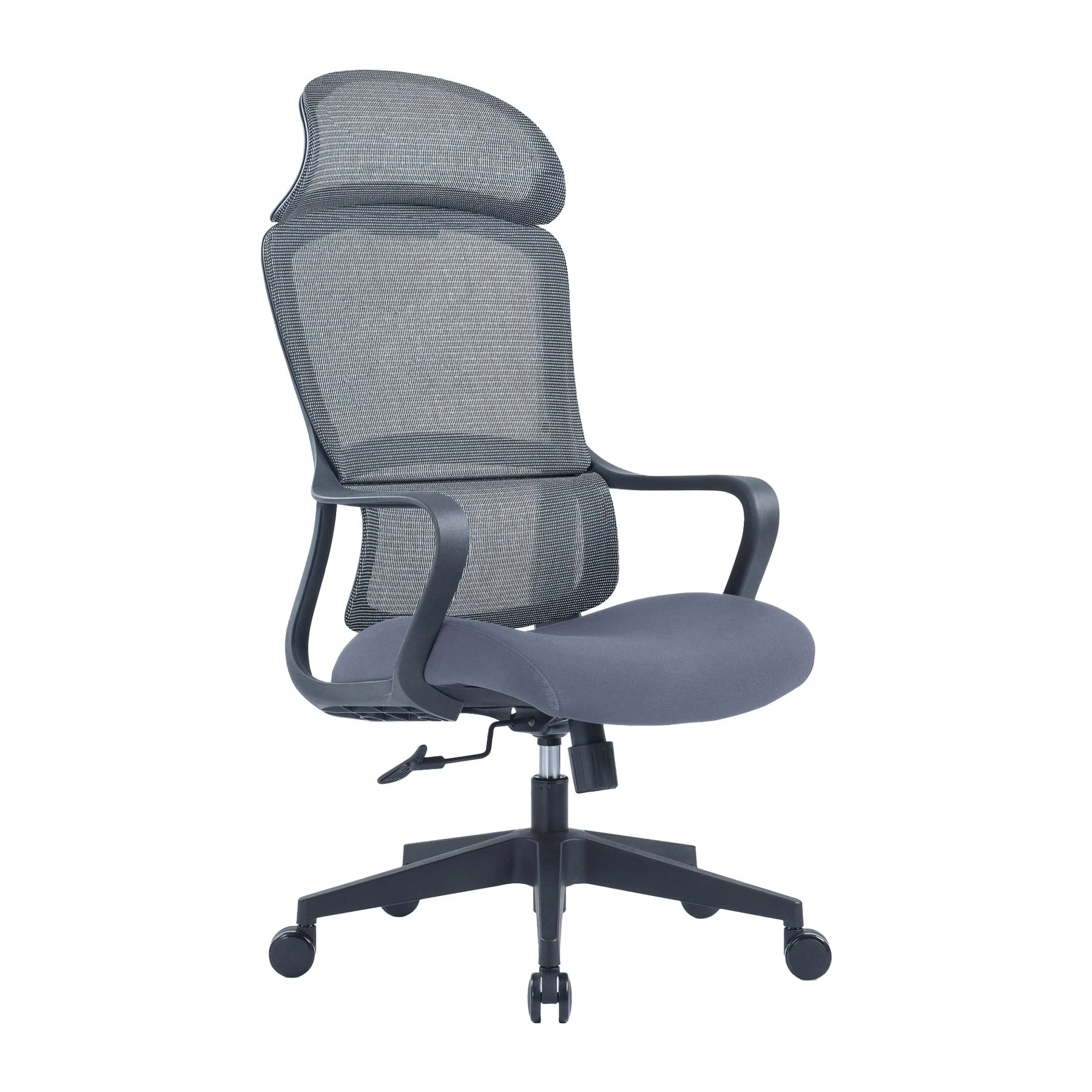 RFG Executive chair Best HB, fabric and mesh, grey seat, grey backrest