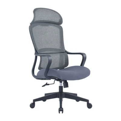 RFG Executive chair Best HB, fabric and mesh, grey seat, grey backrest