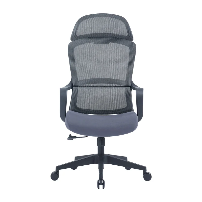 RFG Executive chair Best HB, fabric and mesh, grey seat, grey backrest