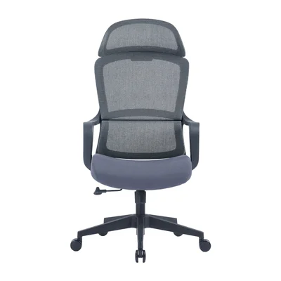 RFG Executive chair Best HB, fabric and mesh, grey seat, grey backrest