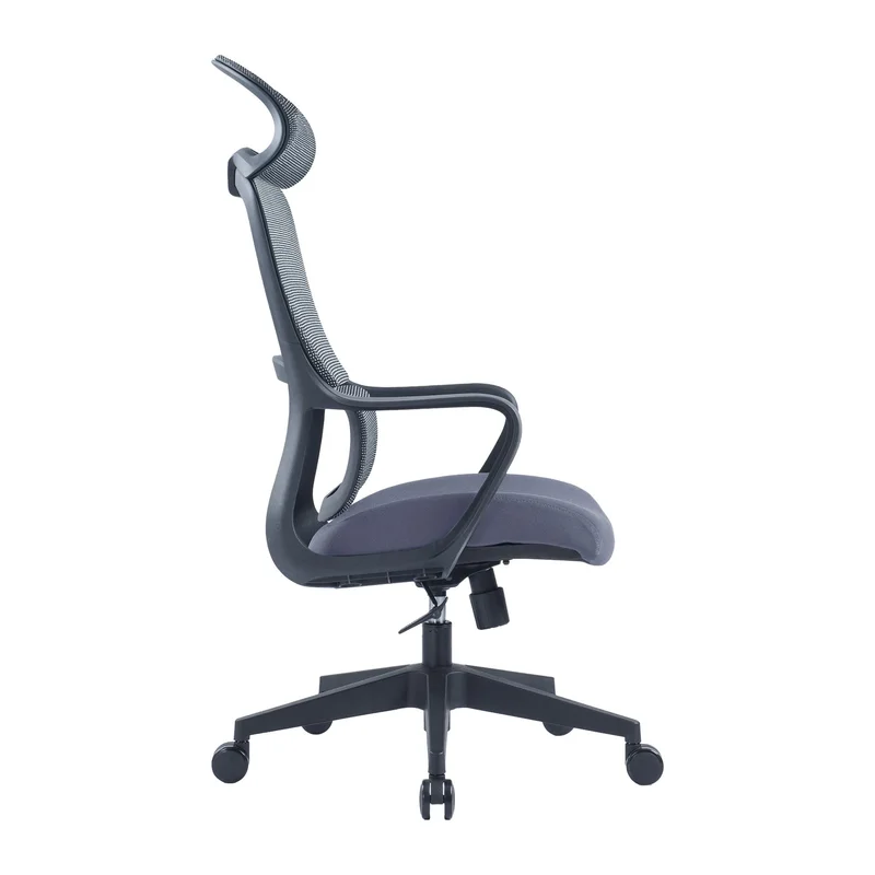 RFG Executive chair Best HB, fabric and mesh, grey seat, grey backrest