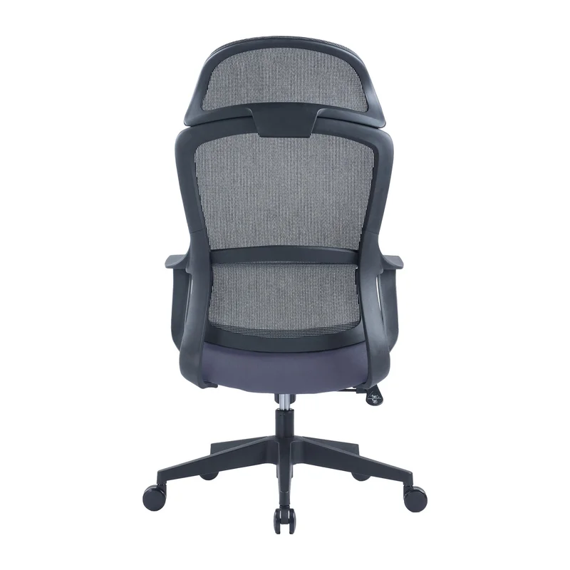 RFG Executive chair Best HB, fabric and mesh, grey seat, grey backrest