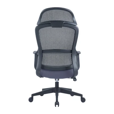 RFG Executive chair Best HB, fabric and mesh, grey seat, grey backrest