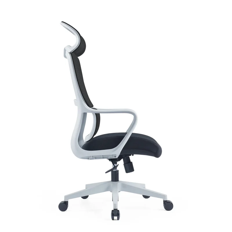 RFG Executive chair Best HB Gray, fabric and mesh, black seat, black back
