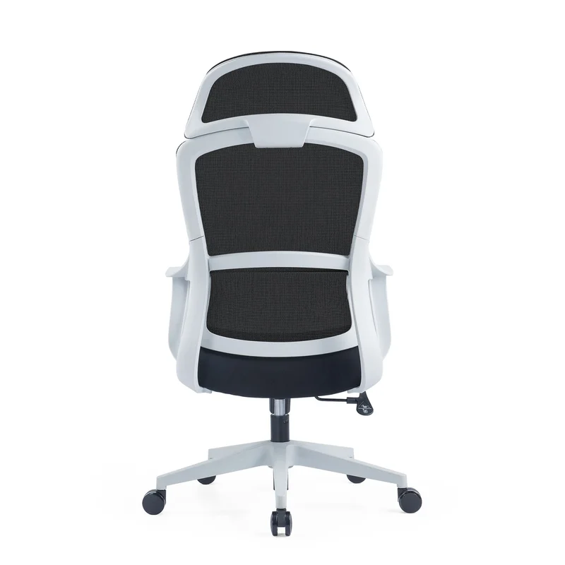 RFG Executive chair Best HB Gray, fabric and mesh, black seat, black back