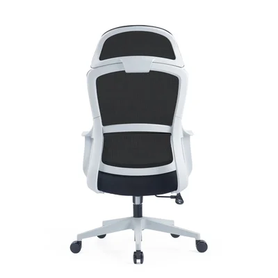 RFG Executive chair Best HB Gray, fabric and mesh, black seat, black back