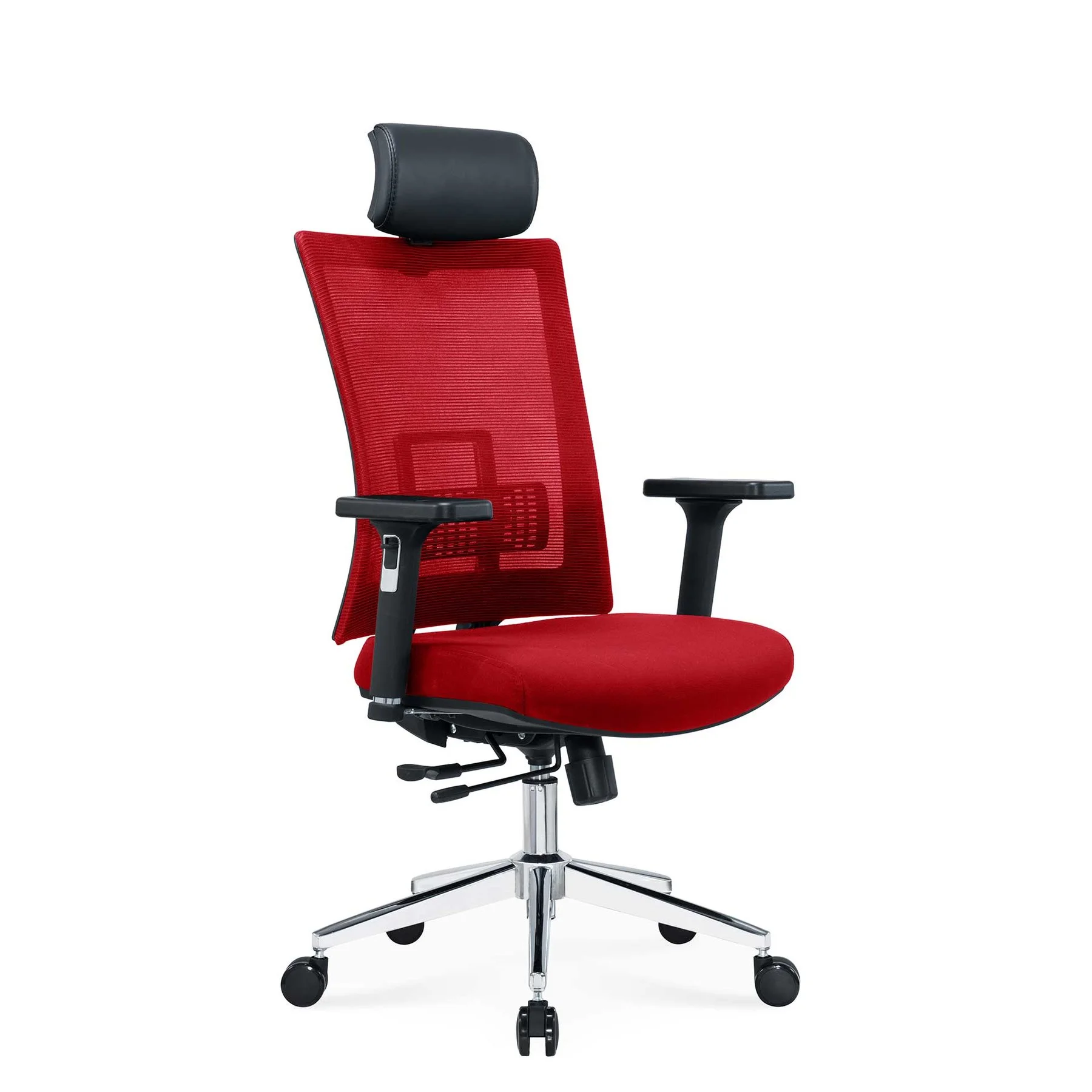 RFG Ergonomic chair Luxe Chrome HB, red