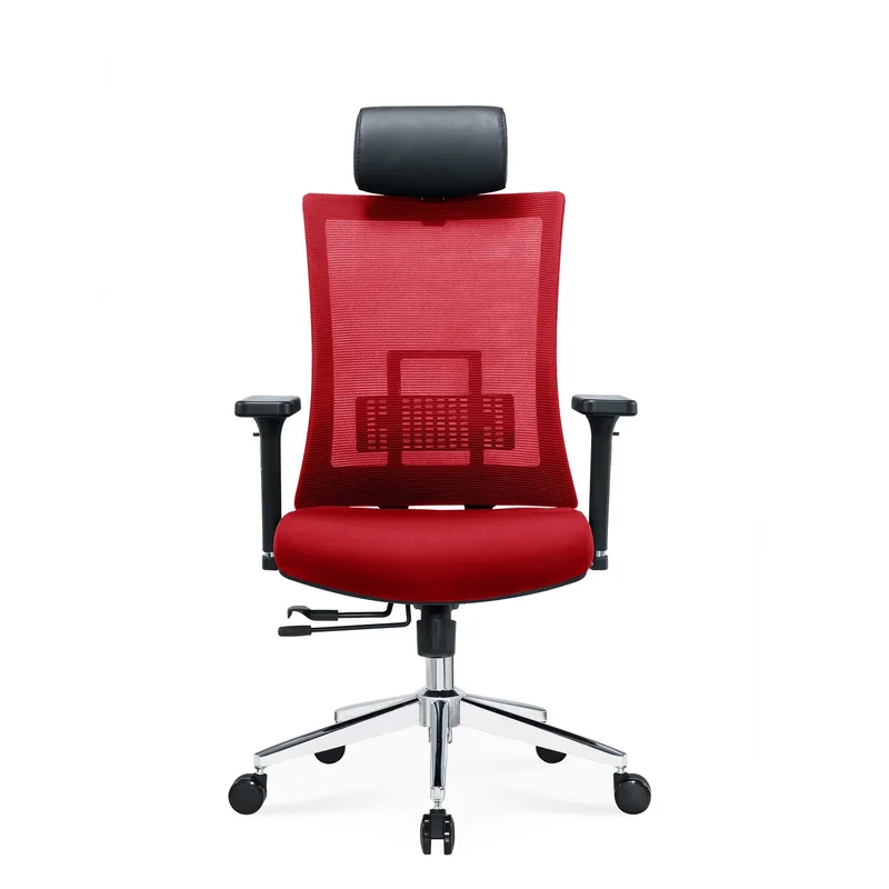 RFG Ergonomic chair Luxe Chrome HB, red