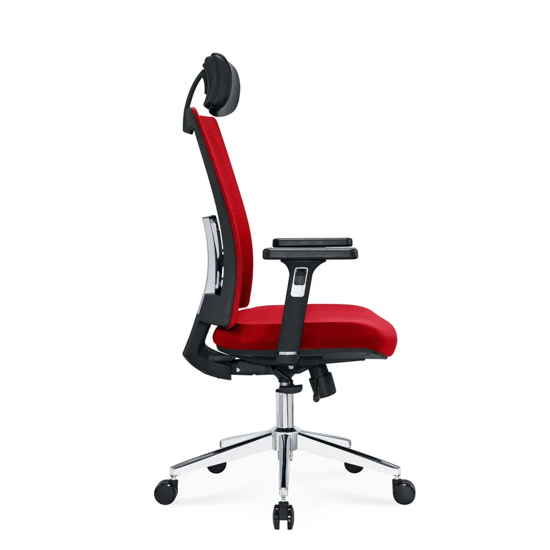 RFG Ergonomic chair Luxe Chrome HB, red