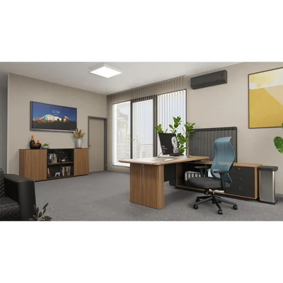RFG Ergonomic Chair STAR HB, black seat, blue backrest