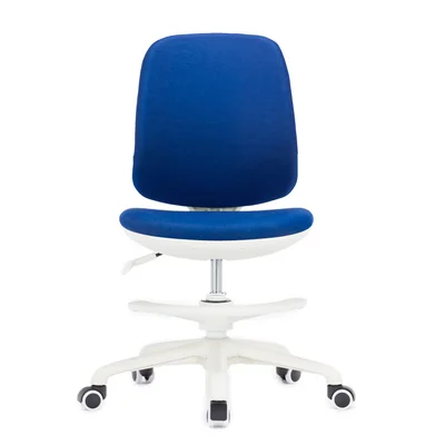 RFG Kids Chair Candy Foot White, fabric, blue seat, blue backrest