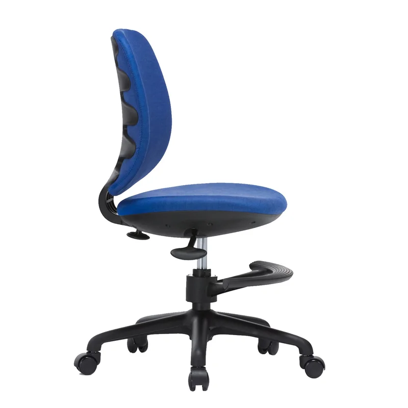 RFG Children’s Chair Candy Foot Black, fabric, blue seat, blue backrest