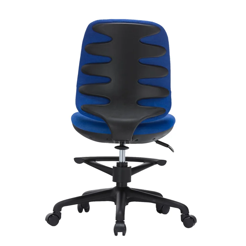 RFG Children’s Chair Candy Foot Black, fabric, blue seat, blue backrest