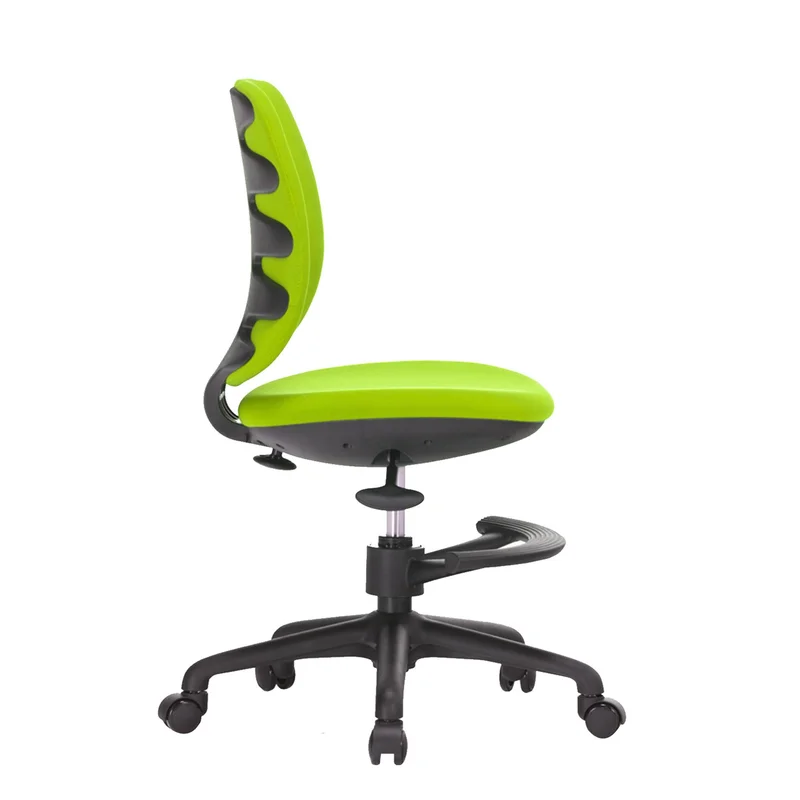 RFG Kids Chair Candy Foot Black, fabric, green seat/back