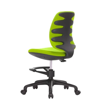 RFG Kids Chair Candy Foot Black, fabric, green seat/back