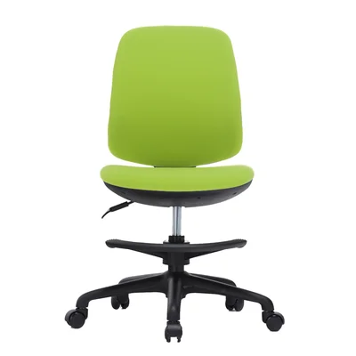 RFG Kids Chair Candy Foot Black, fabric, green seat/back