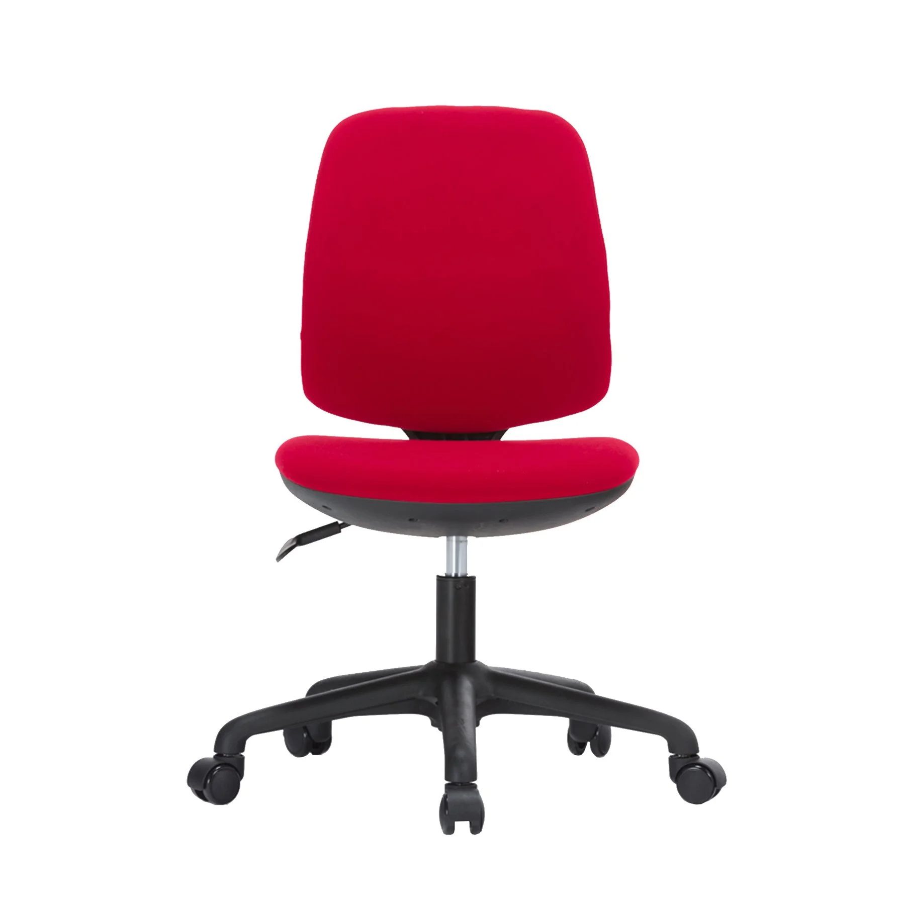 RFG Children’s Chair Lucky Black, fabric, red seat, red backrest