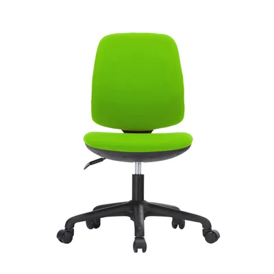 RFG Children’s chair Lucky Black, fabric, green seat, green backrest