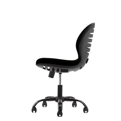RFG Kids’ chair Flexy Black, fabric & mesh, black seat, black back