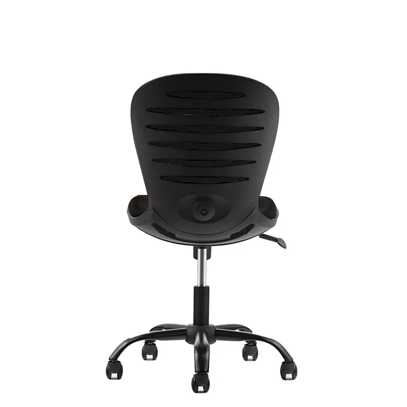 RFG Kids’ chair Flexy Black, fabric & mesh, black seat, black back