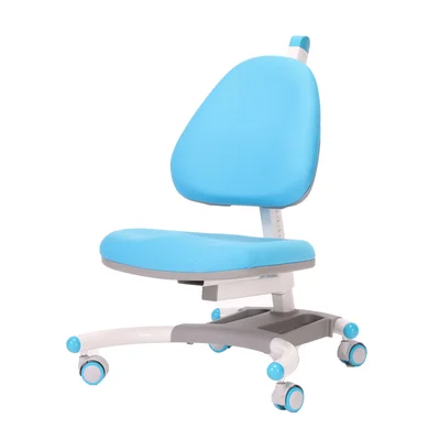 Ergonomic chair RFG Ergo Tech, kids, with adjustable height, up to 120 kg, from I to XII grade, blue, assembled sample