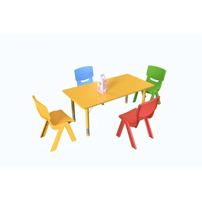 RFG Kids’ chair Chico, plastic, with backrest, green, 41 x 35 x 62 cm
