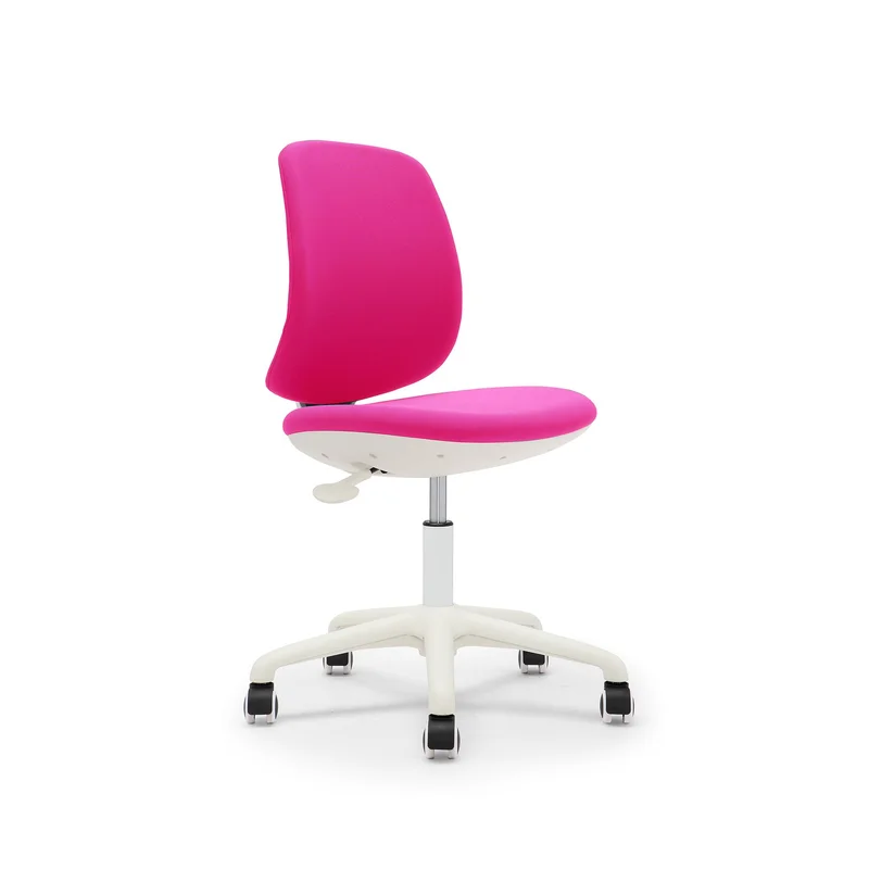 RFG Kids chair Lucky White, fabric, pink seat, pink backrest