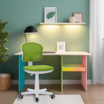 RFG Kids’ chair Honey White, green