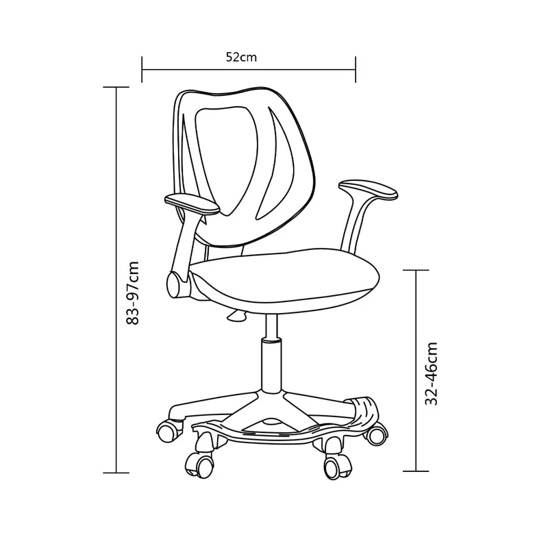 RFG Children’s chair Sweety White, pink