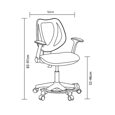 RFG Children’s chair Sweety White, pink