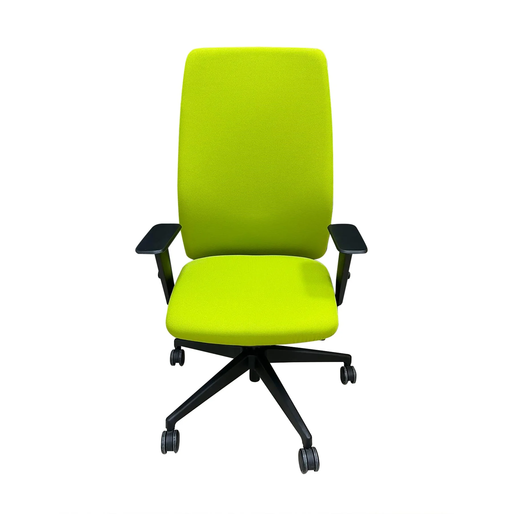 Ergonomic Office Chair Interstuhl Aim 1S22, textile, Synchronous mechanism, polyamide base, green, assembled sample