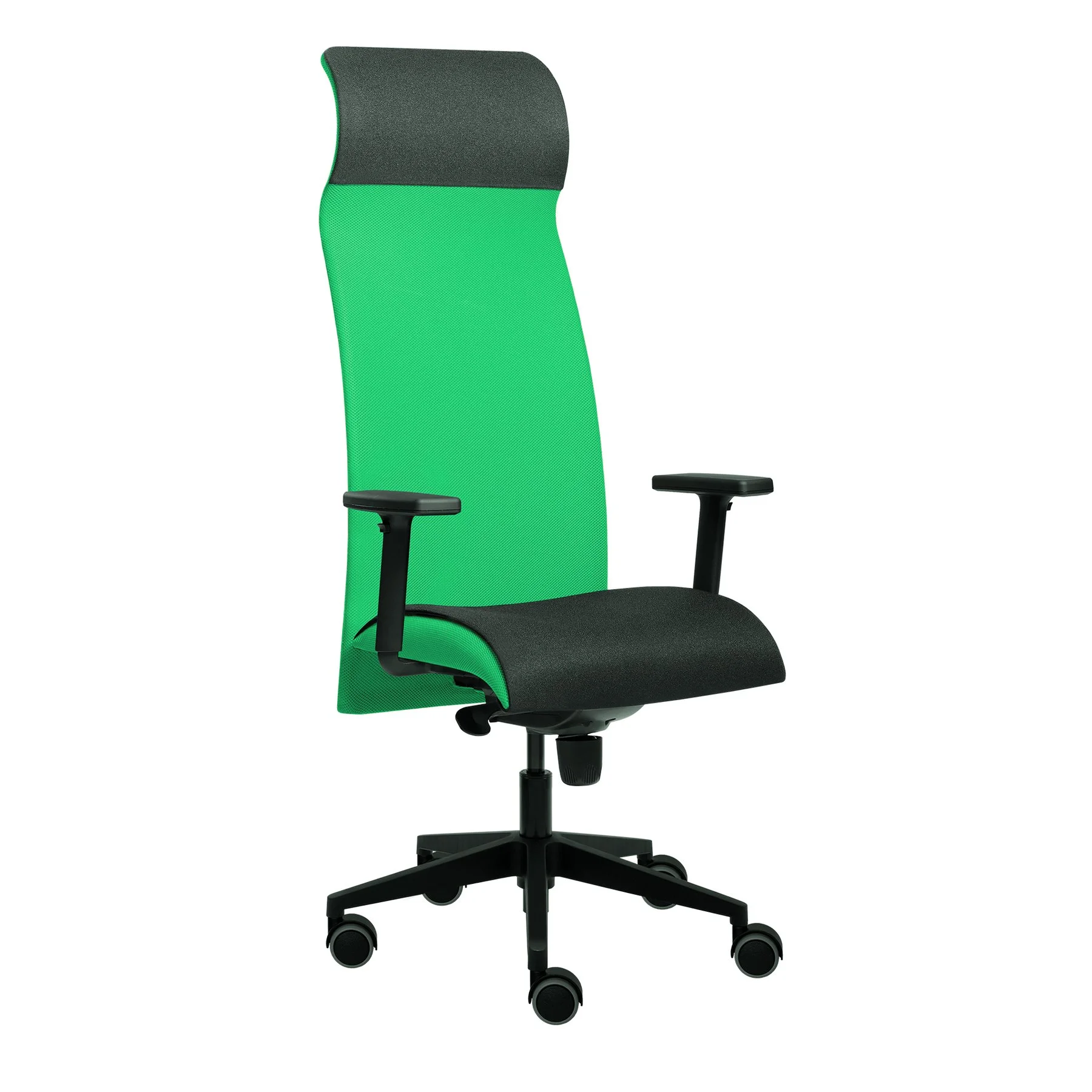 Tronhill Ergonomic chair Solium Executive, fabric and mesh, green