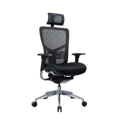 Ергономичен стол RFG TECH@PRO, Multi-function механизъм, до 250 kg, черен