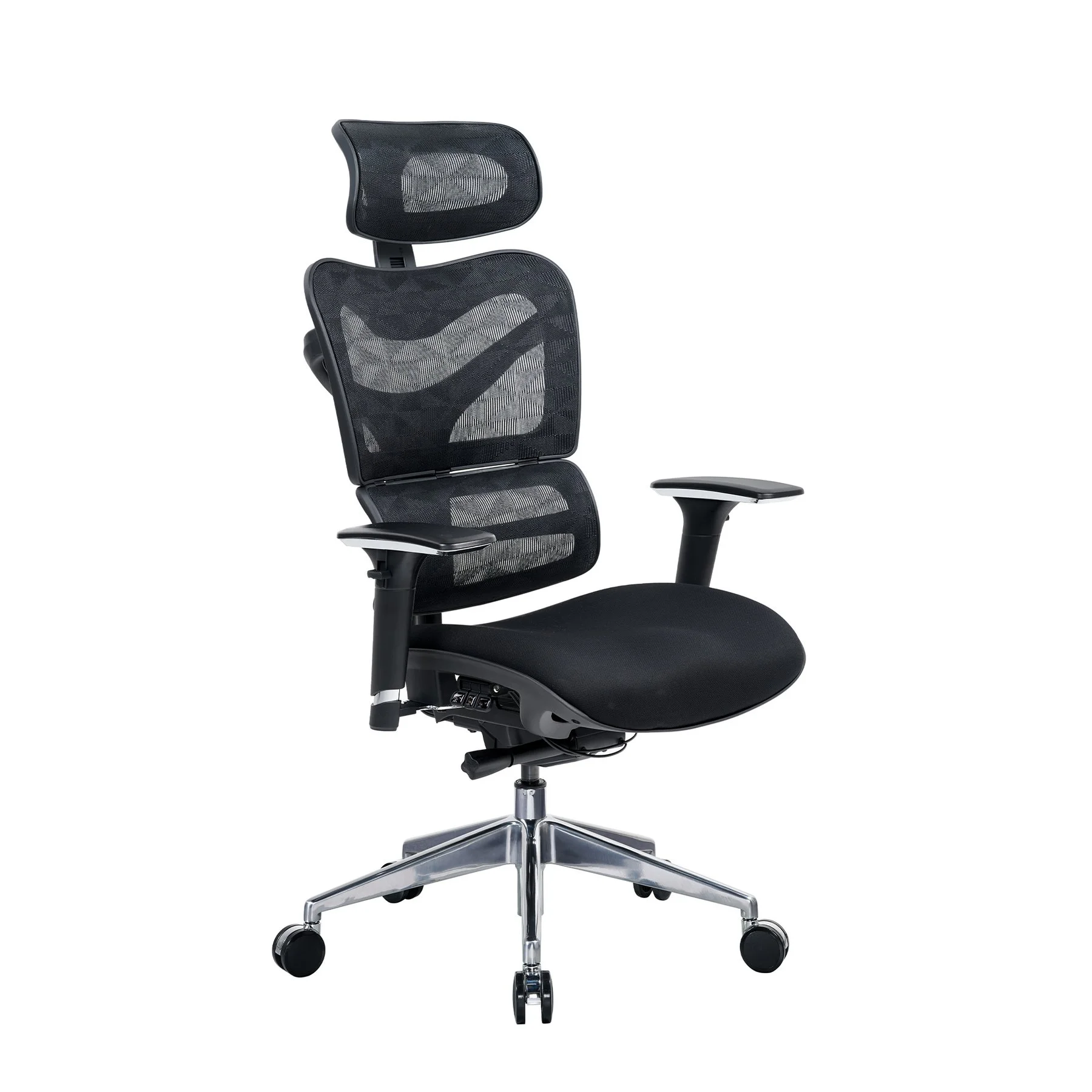 RFG Ergonomic Chair TECH@GAMES, black seat, black backrest