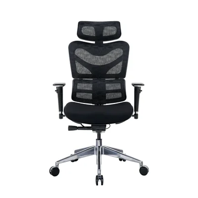 RFG Ergonomic Chair TECH@GAMES, black seat, black backrest