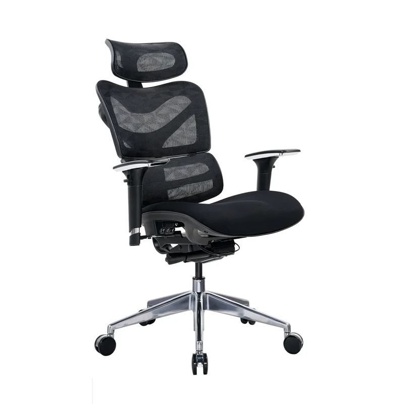 RFG Ergonomic Chair TECH@GAMES, black seat, black backrest