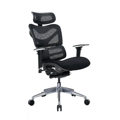 RFG Ergonomic Chair TECH@GAMES, black seat, black backrest