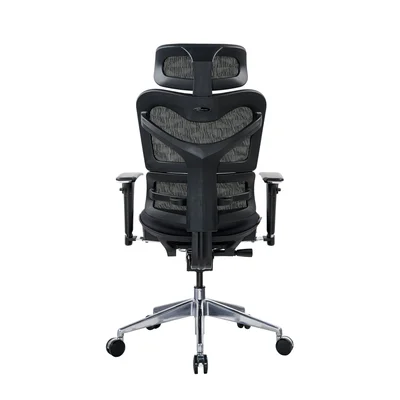 RFG Ergonomic Chair TECH@GAMES, black seat, black backrest
