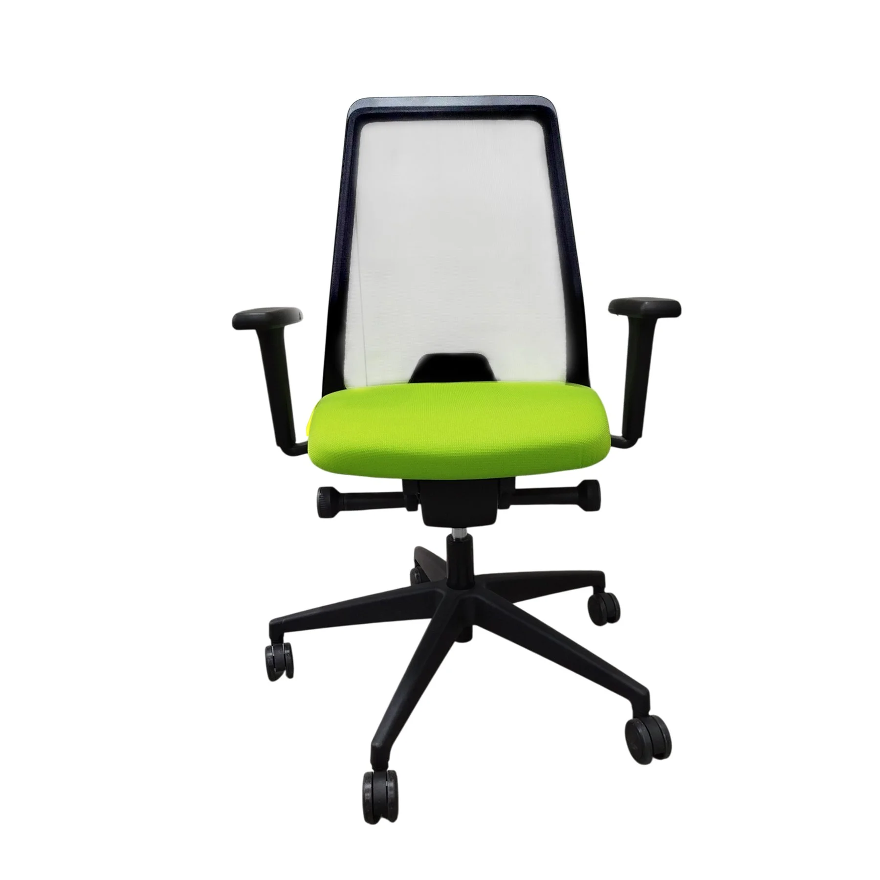 Interstuhl Task chair Every 142E, fabric, green, assembled demo
