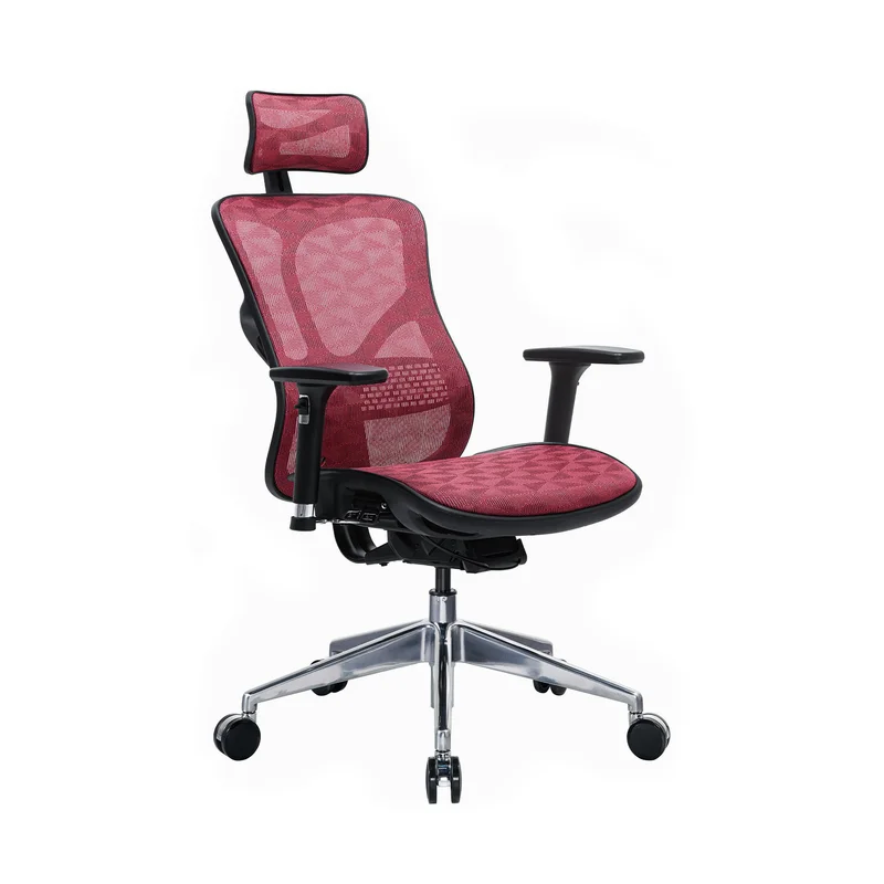 Ергономичен стол RFG TECH@STYLE, Multi-function механизъм, до 250 kg, червен