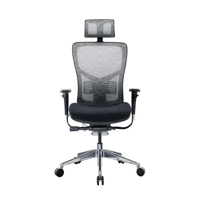 RFG Ergonomic Chair TECH@PRO, black seat, white-black backrest