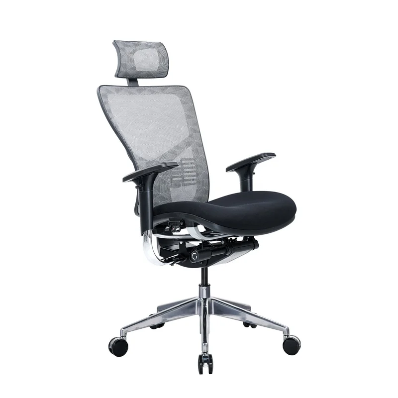 RFG Ergonomic Chair TECH@PRO, black seat, white-black backrest