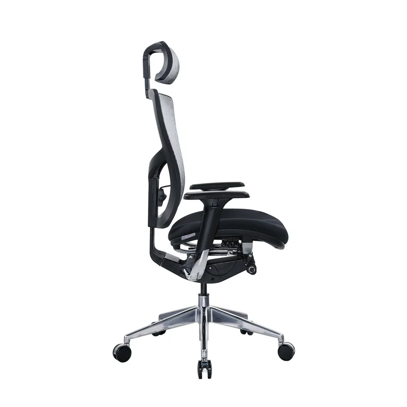 RFG Ergonomic Chair TECH@PRO, black seat, white-black backrest