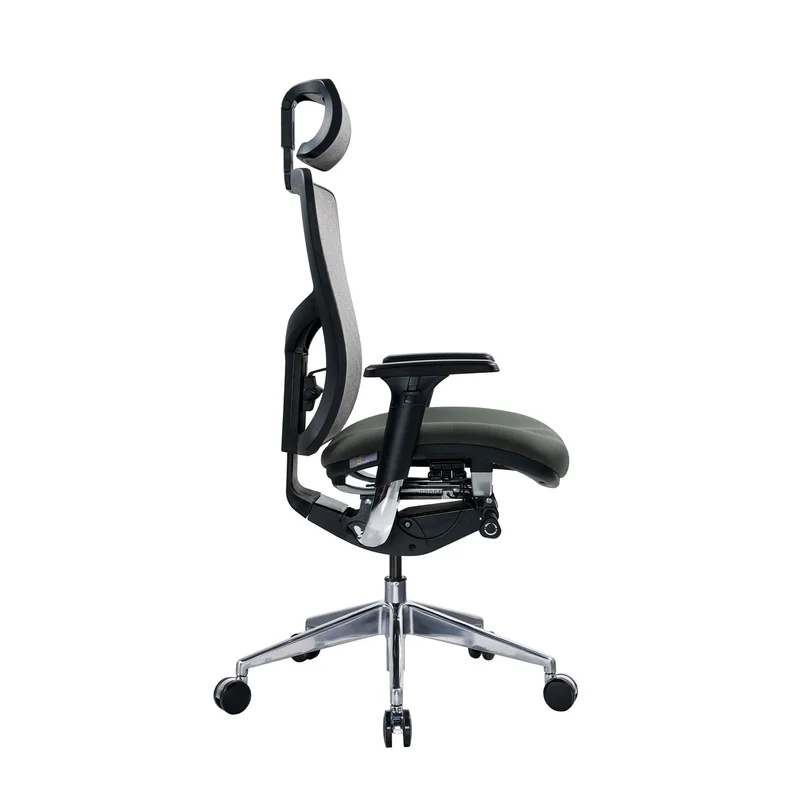 Ергономичен стол RFG TECH@PRO, Multi-function механизъм, до 250 kg, сив