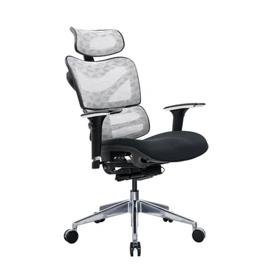 RFG Ergonomic chair TECH@GAMES, black seat, black-white backrest