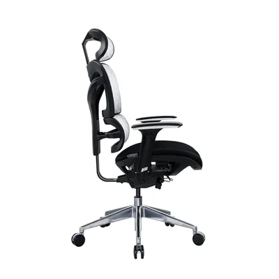 RFG Ergonomic chair TECH@GAMES, black seat, black-white backrest
